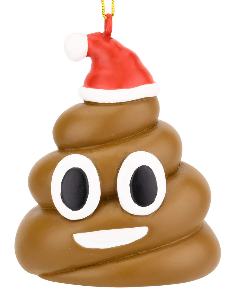 Tree Buddees Poopy Christmas Funny Poop Gag Gift Ornaments - Image 1